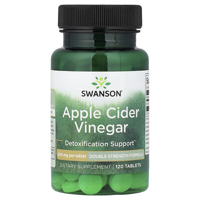 Swanson Vitamins, Vinagre de sidra de manzana, 200 mg, 120 comprimidos