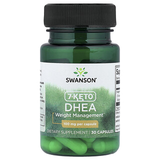 Swanson Vitamins, 7-Keto® DHEA, 100 mg, 30 Cápsulas