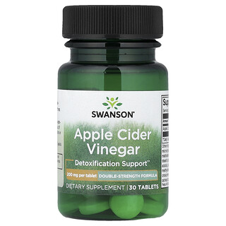 Swanson Vitamins, Apple Cider Vinegar, 200 mg , 30 Tablets