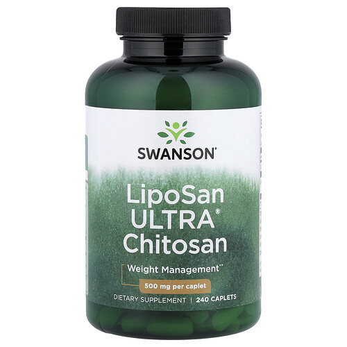 Swanson Vitamins LipoSan Ultra® Chitosan, 240 Caplets (500 mg Per caplet)