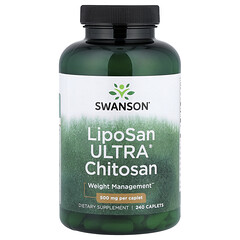 LipoSan Ultra®, хітозан, 240 капсул (500 мг в 1 капсулі)