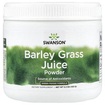 Product Image for Swanson, Barley Grass Juice Powder, 5.3 oz (150 g)