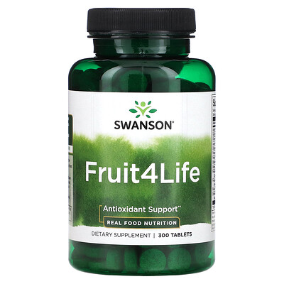 

Swanson Fruit4Life, 300 таблеток