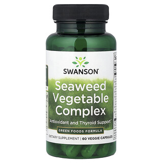 Swanson Vitamins, Seaweed Vegetable Complex, 60 Veggie Capsules