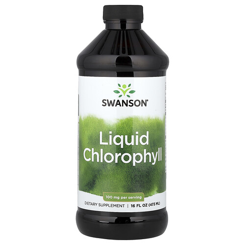 Swanson, Liquid Chlorophyll, 100 mg, 16 fl oz (473 ml)