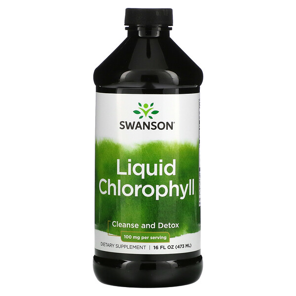 Swanson‏, Liquid Chlorophyll, 100 mg, 16 fl oz (473 ml)