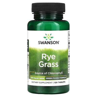 

Swanson Rye Grass 500 mg 120 Tablets