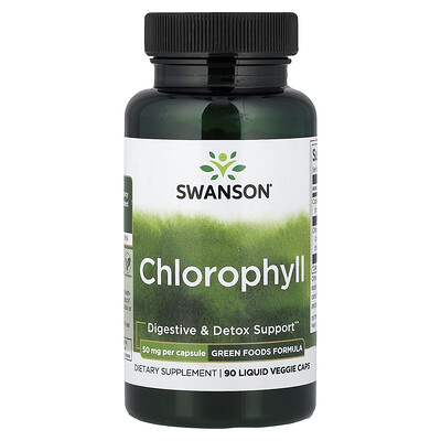 Swanson Vitamins, Clorofila, 90 cápsulas vegetales con contenido líquido