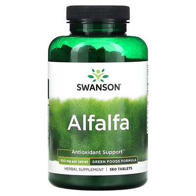 

Swanson Alfalfa 500 mg 360 Tablets