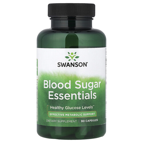 Swanson Vitamins, Blood Sugar Essentials, Essentials für den Blutzucker, 90 Kapseln