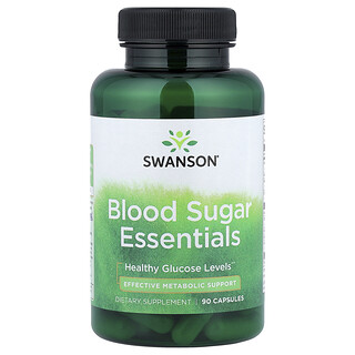 Swanson Vitamins, Blood Sugar Essentials，90 粒膠囊
