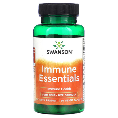 Swanson  Immune Essentials  60 Veggies Capsules