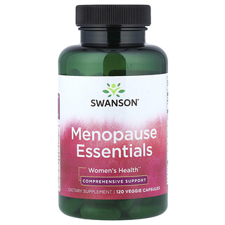 Swanson Vitamins, Keperluan Menopaus, Kesihatan Wanita, 120 Kapsul Sayuran