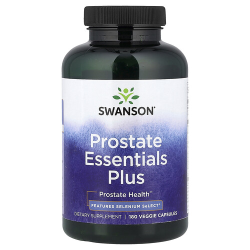Swanson Vitamins Prostate Essentials Plus - Features Selenium Select Vitamin | 180 Veg Caps
