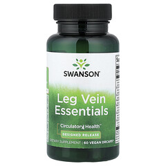 Leg Vein Essentials, 60 веганських капсул DRCaps®