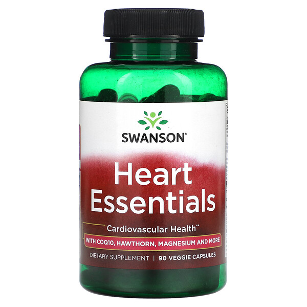 Swanson‏, Heart Essentials, 90 Veggie Capsules