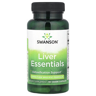 Swanson Vitamins, Liver Essentials, 90 cápsulas vegetales