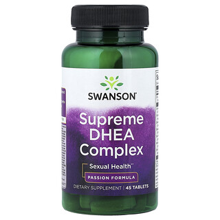 Swanson Vitamins‏, קומפלקס DHEA מעולה, 45 טבליות