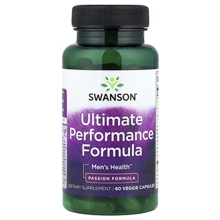 Swanson Vitamins, Ultimate Performance Formula, ultimative Leistungsformel für Männergesundheit, 60 pflanzliche Kapseln