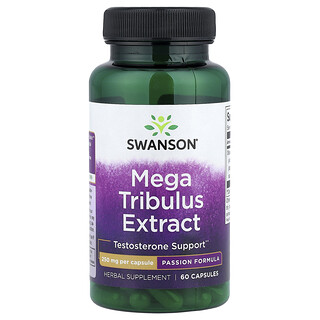 Swanson Vitamins, Extracto de megatribulus, 250 mg, 60 cápsulas