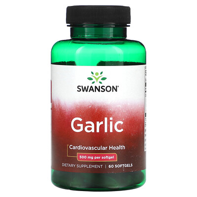 

Swanson Garlic 500 mg 60 Softgels