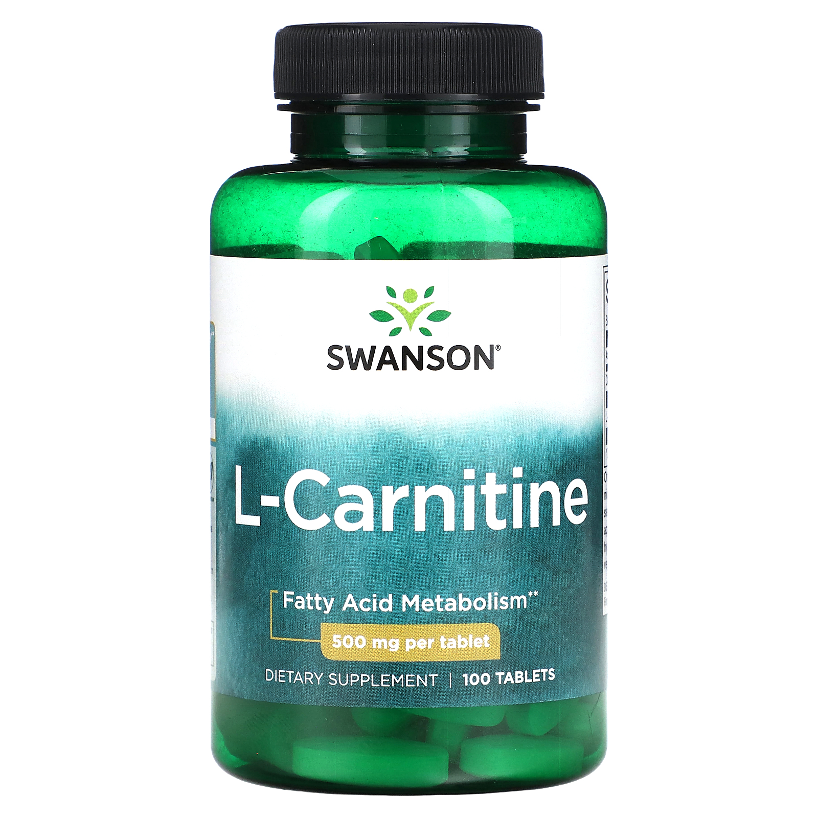 L Carnitine On An Empty Stomach Swanson, L-Carnitine, 500 mg, 100 Tablets