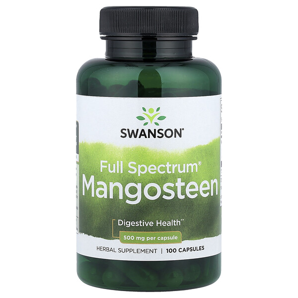 Swanson Vitamins Full Spectrum® Mangosteen, 500 mg, 100 Capsules