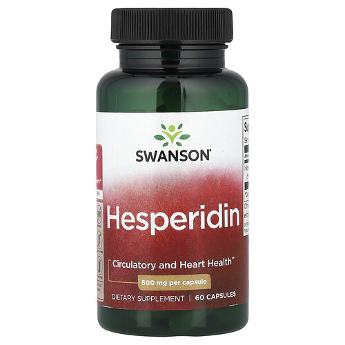 Swanson Vitamins, Hesperidin, 500 mg, 60 Kapseln