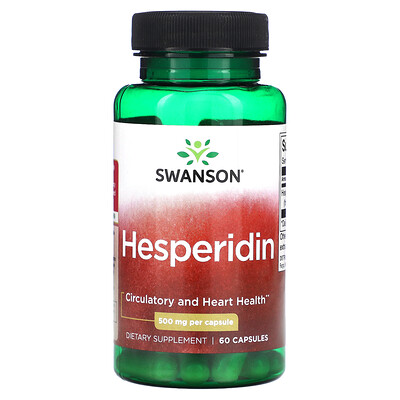 Swanson  Hesperidin  500 mg  60 Capsules