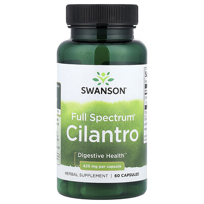 Swanson Vitamins, Cilantro Full Spectrum®, 425 mg, 60 cápsulas