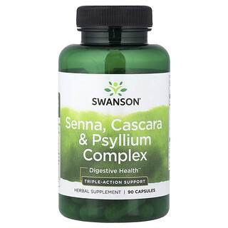 Swanson Vitamins, Senna, Cascara & Psyllium Complex, 90 Capsules