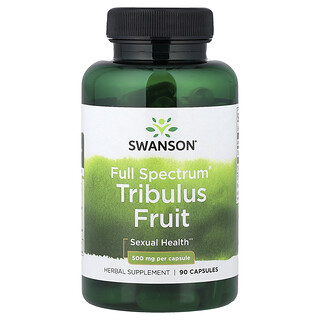 Swanson Vitamins, Full Spectrum® Tribulus Fruit, 500 mg, 90 Capsules