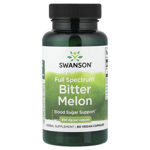 Swanson, Full Spectrum Bitter Melon, 500 mg, 60 Capsules
