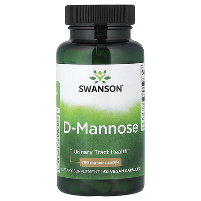 Product Image for Swanson, D-Mannose, 700 mg, 60 Vegan Capsules