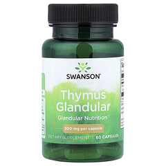 Thymus Glandular, 500 мг, 60 капсул