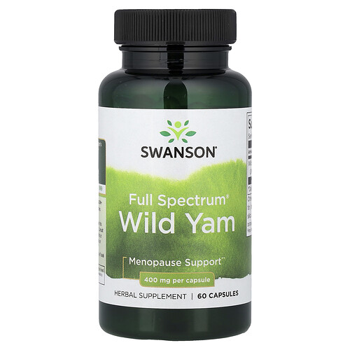 Swanson, Full Spectrum, Wild Yam, 400 mg, 60 Capsules