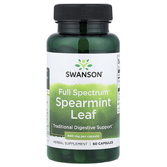 Full Spectrum®, листя м’яти кучерявої, 400 мг, 60 капсул