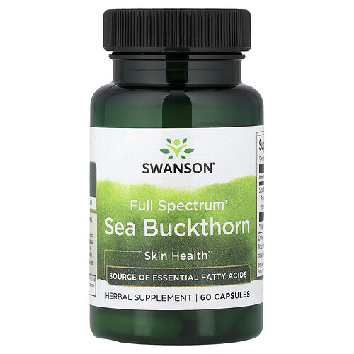 Swanson Vitamins, Full Spectrum® Sea Buckthorn, 60 Capsules (400 mg per Capsule)