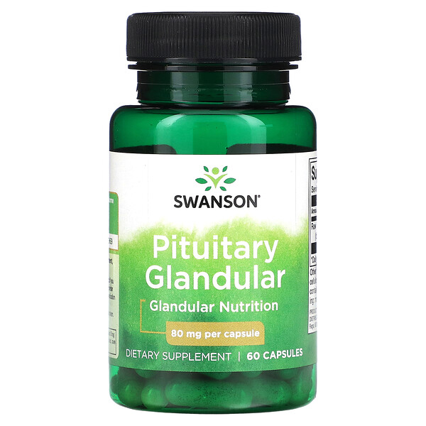 Swanson, Pituitary Glandular, 80 mg, 60 Capsules