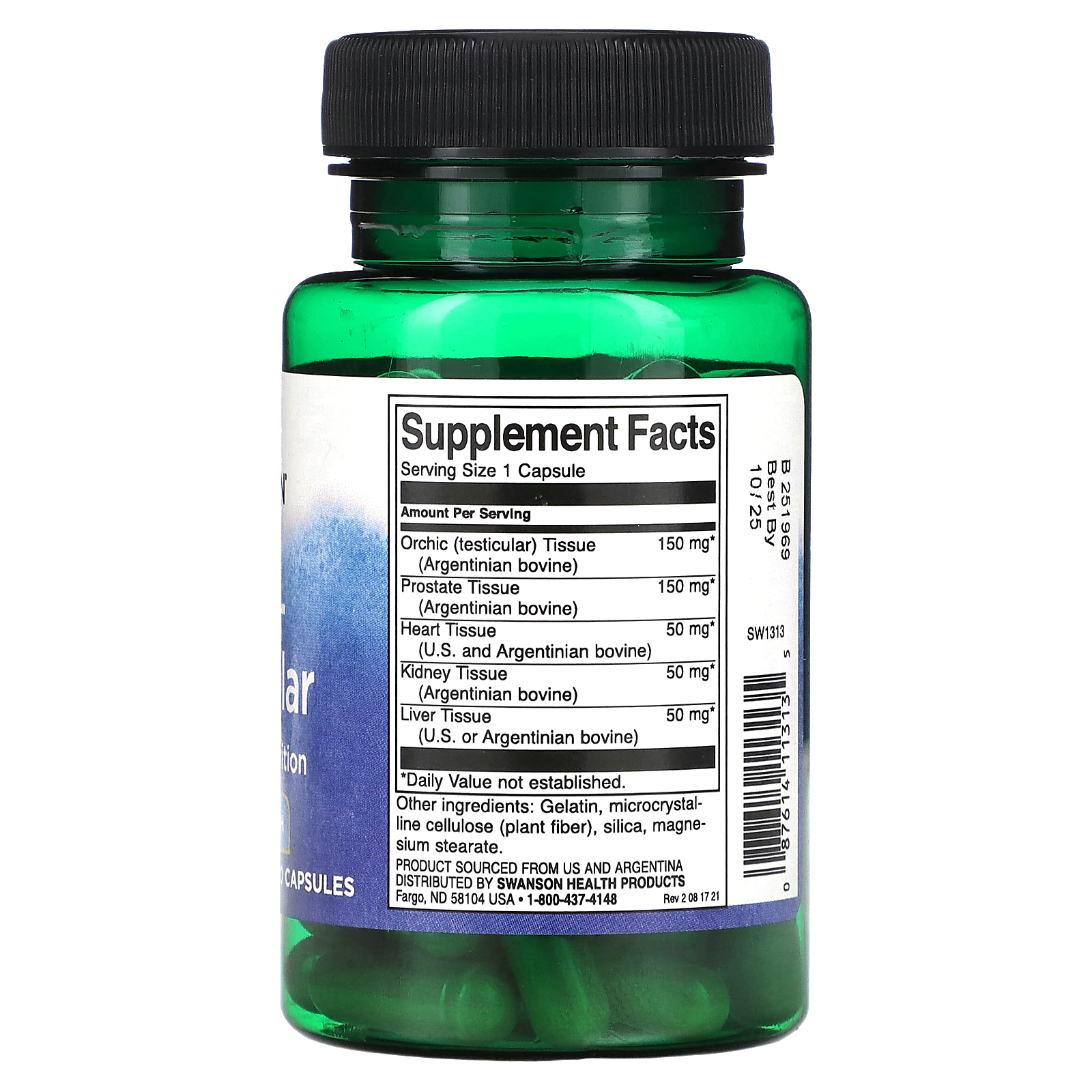 Swanson, MultiGlandular, Men's Health, 60 Capsules