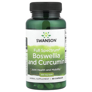 Swanson Vitamins, Boswellie et curcumine Full Spectrum®, 60 capsules