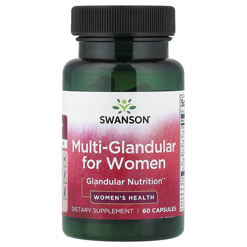 Swanson Vitamins Multi-Glandular for Women, 60 Capsules