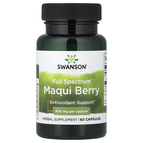 Swanson Vitamins Full Spectrum®, Maqui Berry, 400 mg, 60 Capsules