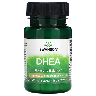 

Swanson, DHEA, Natural Cherry, 25 mg, 60 Lozenges
