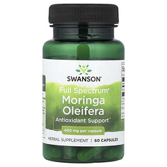Full Spectrum®, моринга олійна (Moringa Oleifera), 400 мг, 60 капсул
