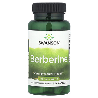 Swanson Berberine 400 mg 60 Capsules