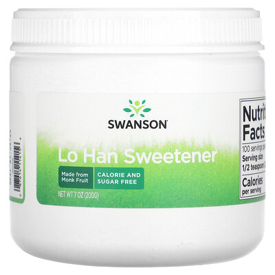 Swanson Lo Han Sweetener 7 oz (200 g)