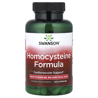 Swanson Vitamins, Fórmula con homocisteína`` 120 cápsulas