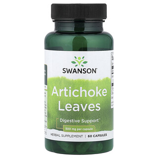 Swanson Vitamins, Artischockenblätter, 500 mg, 60 Kapseln