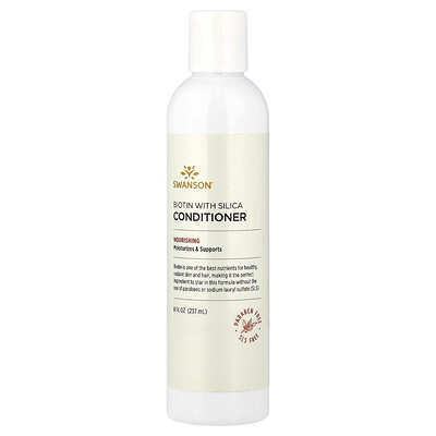 Swanson Vitamins, Acondicionador de biotina con sílice`` 237 ml (8 oz. Líq.)